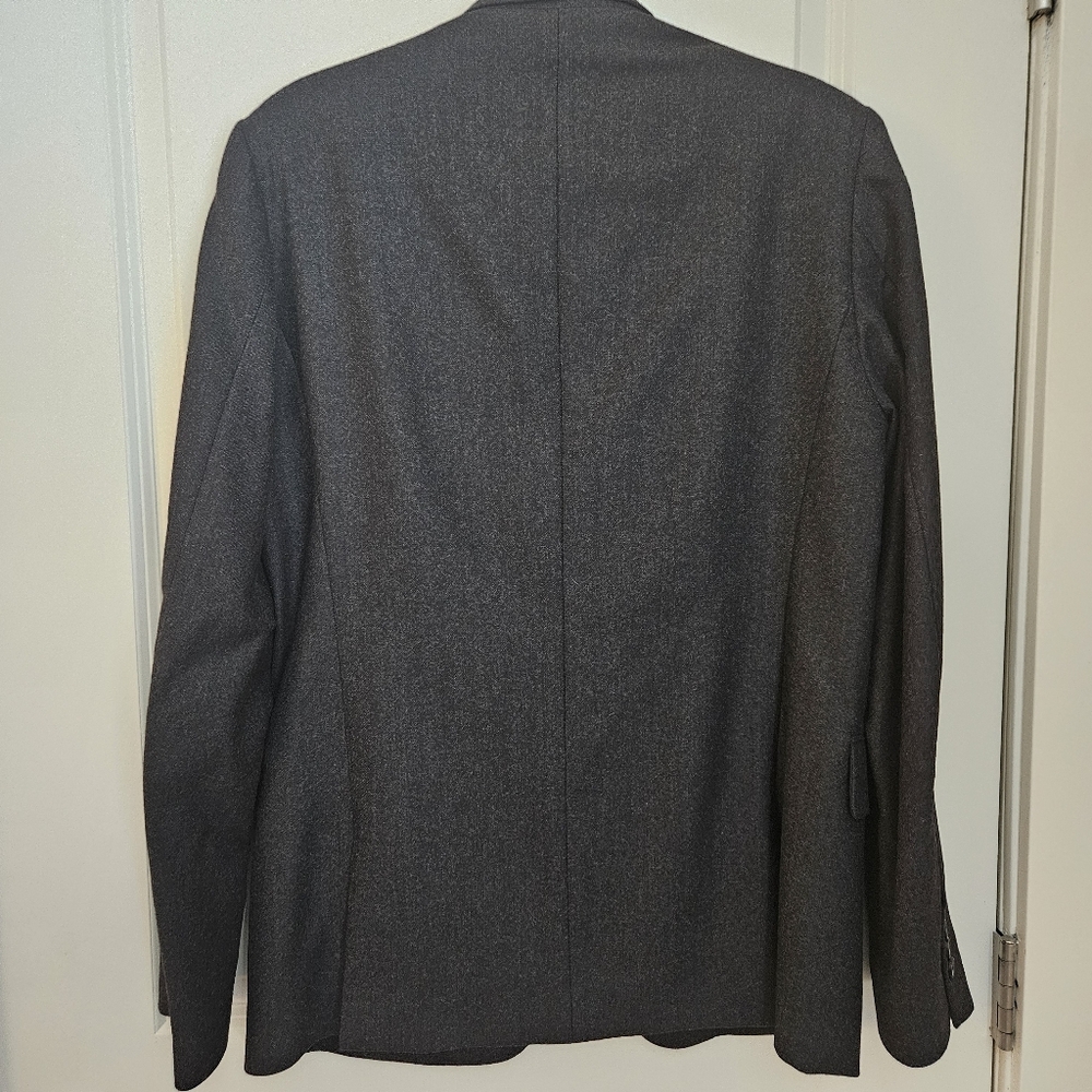 Vince charcoal blazer size 40 italian fabric - Picture 2 of 3